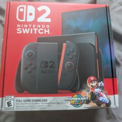 Nintendo Switch 2 W/ Mariokart Brand New 