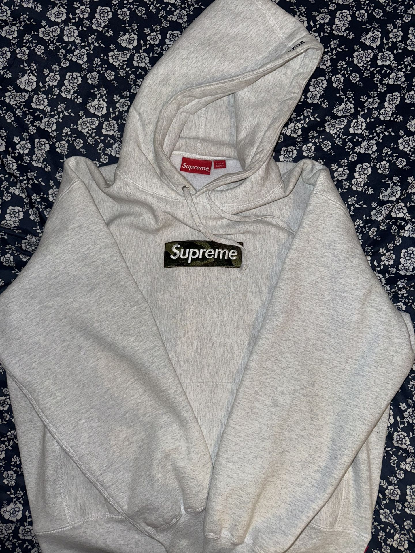 Supreme Camo Box Logo Hoodie