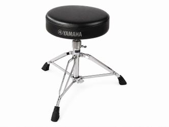 Yamaha DS840U Drum Throne Adjustable Round Seat Double Braced w/ Box