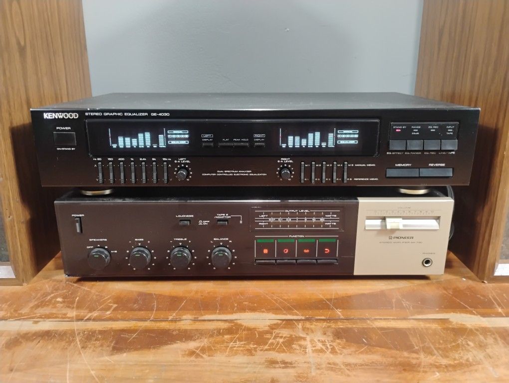 Rare Kenwood Equalizer Spectrum Analyzer