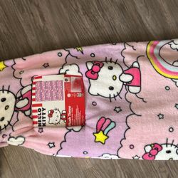 Hello Kitty, blanket your purple for Easter basket