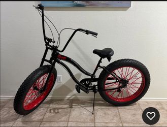 MICARGI Fat Tire Cruiser Bike, SLUGO, Chopper Stretch, 7 Speed 26” Slightly Used