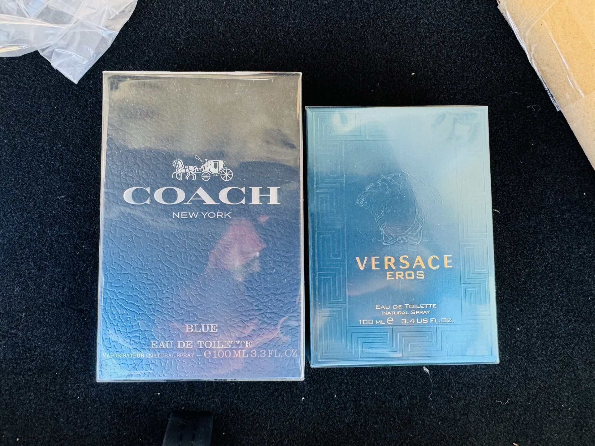 Versace Eros + Coach Blue Men’s Colognes
