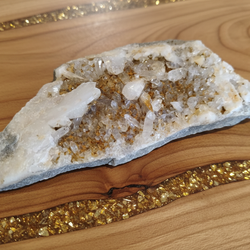Crystal matrix on stone