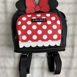 Disney Aldi Minnie Mouse Backpack Limited Edition Black/Red