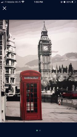 Big Ben Wall Art (25” x 18”)