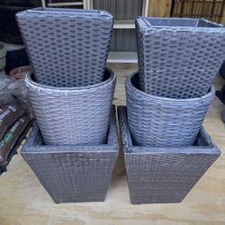 Flower Pots- $130 for all or sold in pairs, not each.