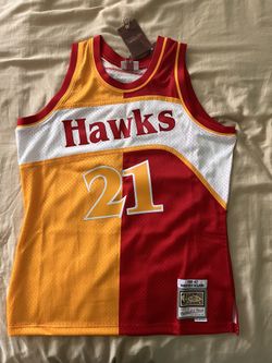 Authentic Dominique Atlanta Hawks Wilkins Jersey