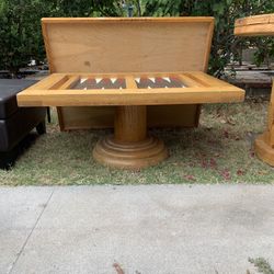Solid Wood Bat Gammon Table! 