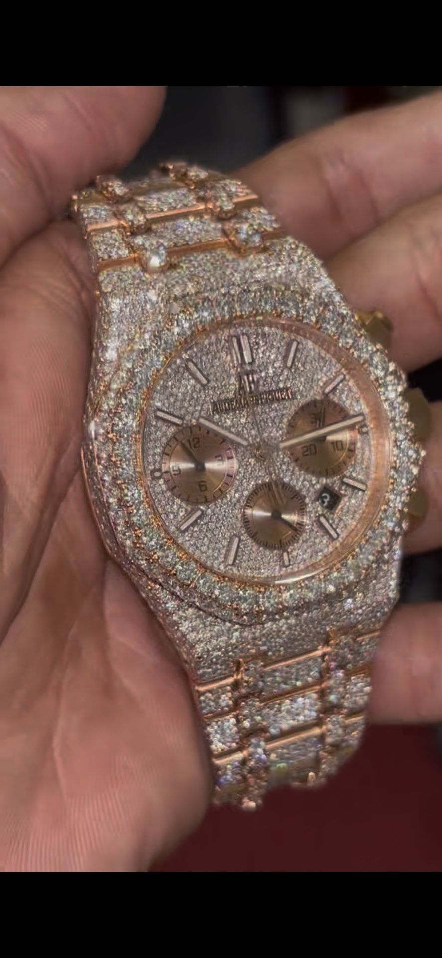 Iced Out AP Chronograph 