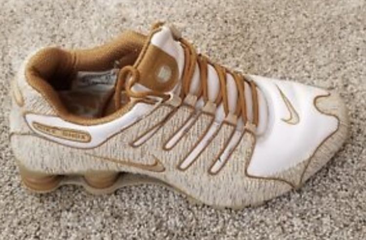 Nike Womens Shox NZ - 311137 222 Linen / White - Linen - Size: 8 - RARE