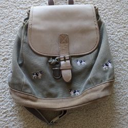 Vintage LL Bean Canvas Backpack