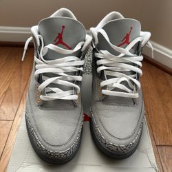 Jordan 3 Cool Grey Sz 10.5