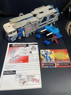 Complete 2001 Transformers RID Ultra Magnus Truck Carrier Figure Manual