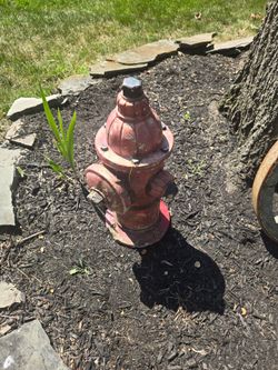 Vintage  concrete Fire Hydrant garden decor