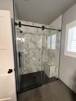 Tile And Stone Counters, And Showers