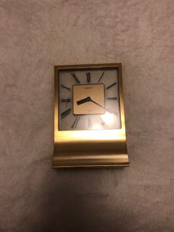 Seiko Clock Gold