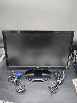 HP S2031 20" LCD Computer Monitor + Stand With VGA & Power Cables