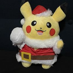 Santa Pikachu Plush Pokemon