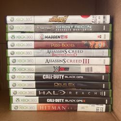 12 XBOX 360 Games - Xbox 360 Games Bundle 