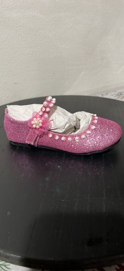 Girls Pink Dress Shoes Flats 