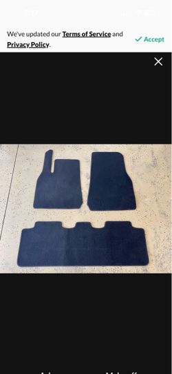 Tesla model Y Black Car Floor Mats Set of 3