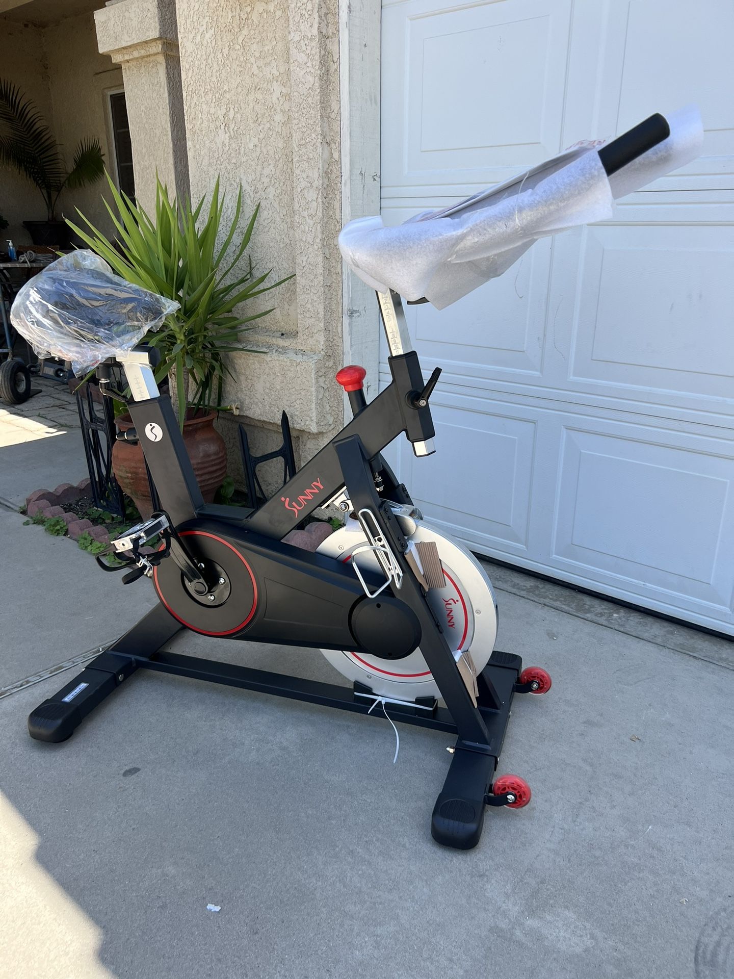 Brand New. Studio Style Cycling Bike. 300lb Weight Capacity. 44lb Flywheel. Retails Around $600