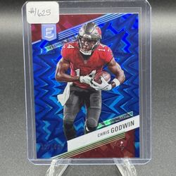2023 Donruss Elite Blue Status Explosion #12 Chris Godwin #/625