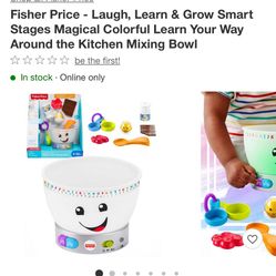 Fisher Price Kitchen Mixing Bowl Toy
