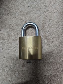 Schlage padlock keyless