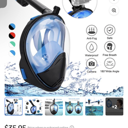Bfull Full Face Snorkel Mask