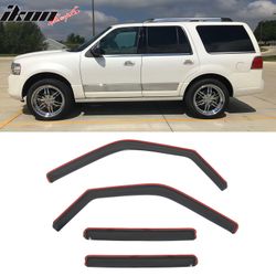 Fits 97-17 Ford Expedition 98-2017 Lincoln Navigator In Channel Window Visor Guard
