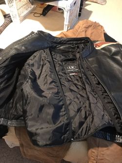 Leather King vented jacket