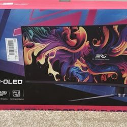 MSI MPG 491CQPX QD-OLED 49" DQHD Curved Gaming Monitor, 240Hz/0.03ms G-Sync