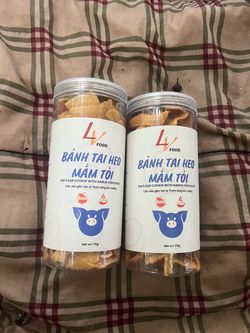 LV Food Bánh Tai Heo Mắm Tỏi Snack 170g