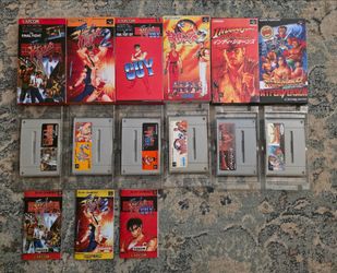 Lot of 6 SUPER FAMICOM Games. Nintendo. SEE DESCRIPTION