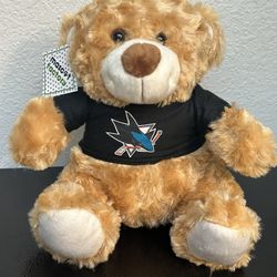 SJ Sharks Plush Bear