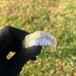 Custom Silver Pull Out Grillz 