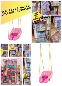 Swing and Doll house new condition