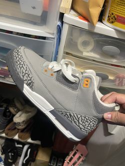 All Grey Jordan 3 