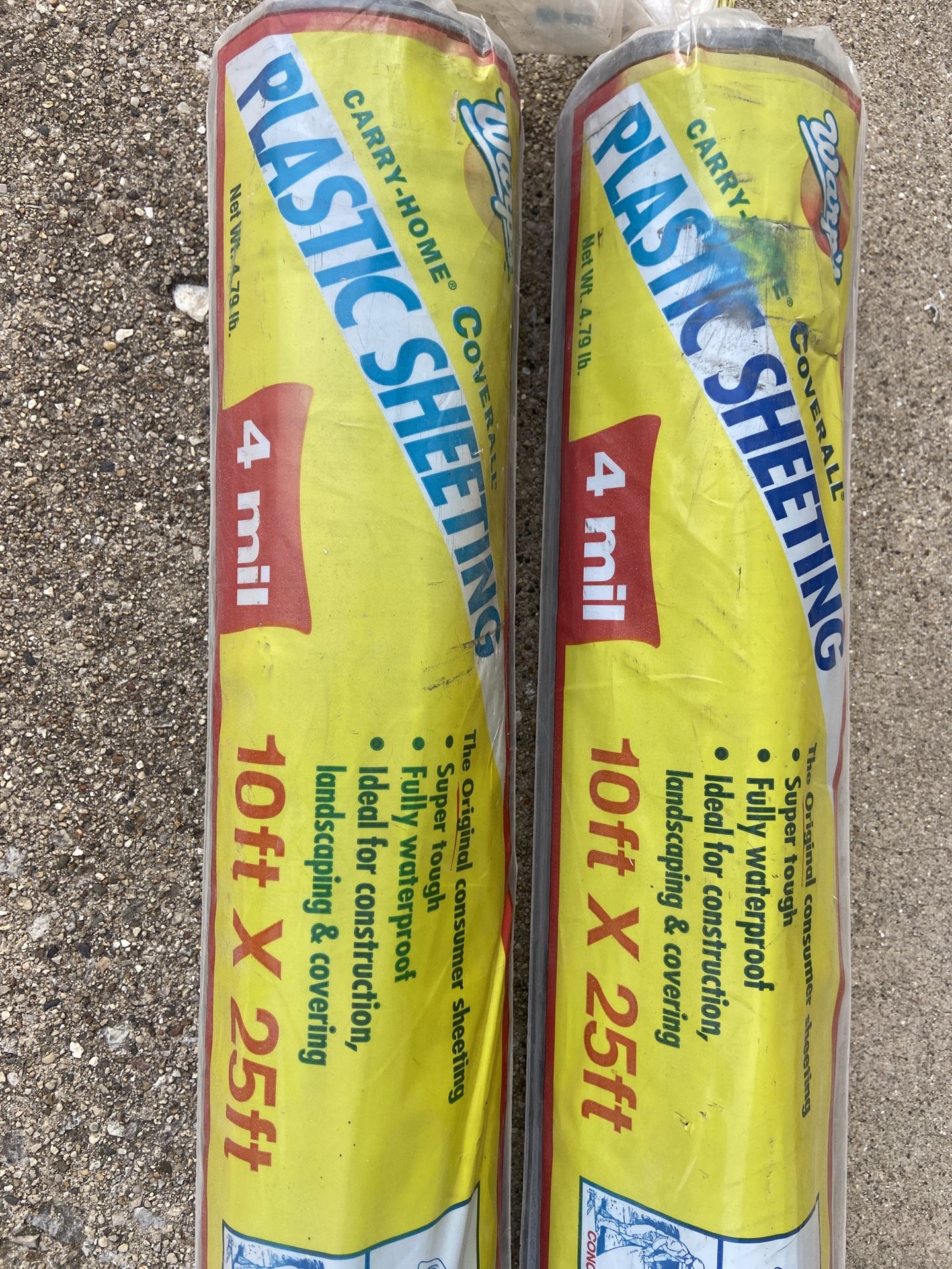2 Plastic Sheeting