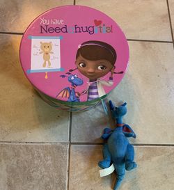 Doc McStuffins hat box and dragon