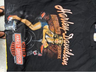 Large Harley tshirt