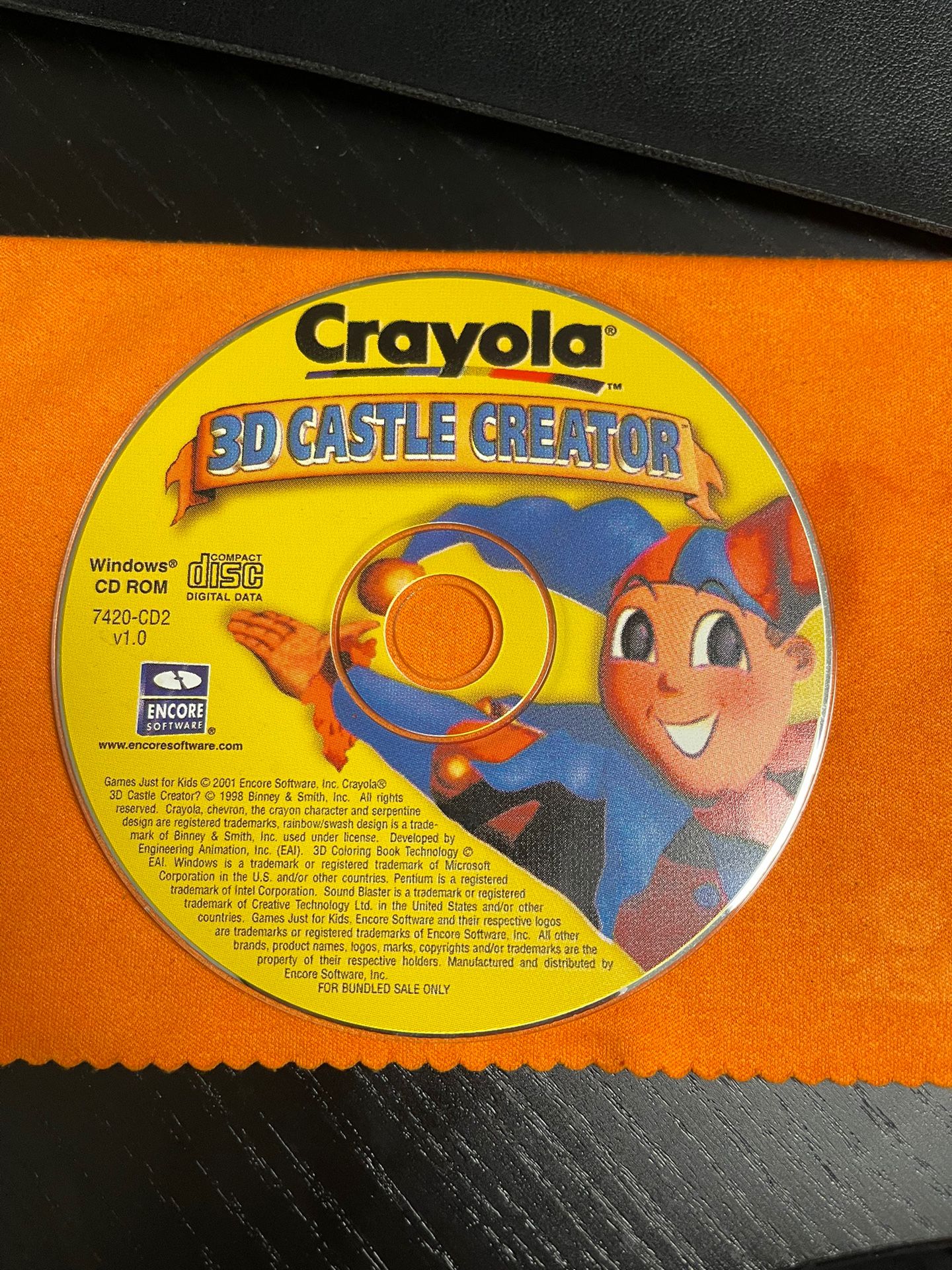 Crayola 3D Castle Creator CD Game Kids