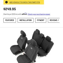16-23 Tacoma Rough Country Seat Covers