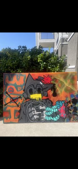 Throwback Graffiti Astroboy Art