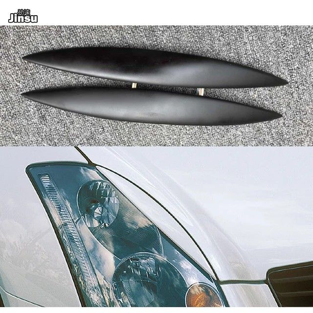 Infiniti G35 Sedan Headlight EYELIDS / Painted