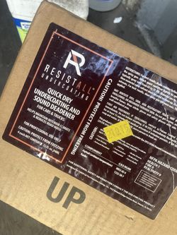Resistall quick dry undercoating and sound deadner
