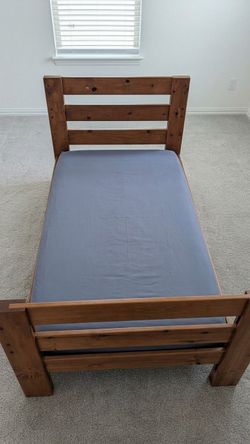 Bed frame and mattress