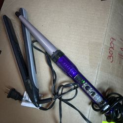 Hair Straightener And Curler 